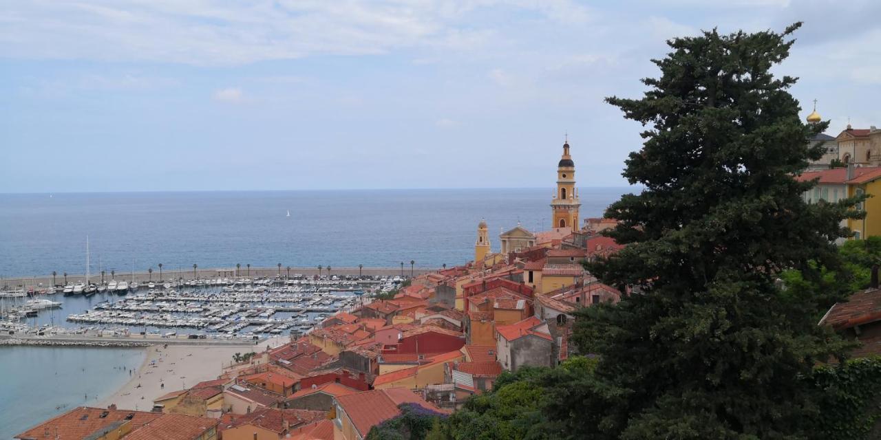 Joli Studio Dans Le Coeur De Menton Exteriör bild