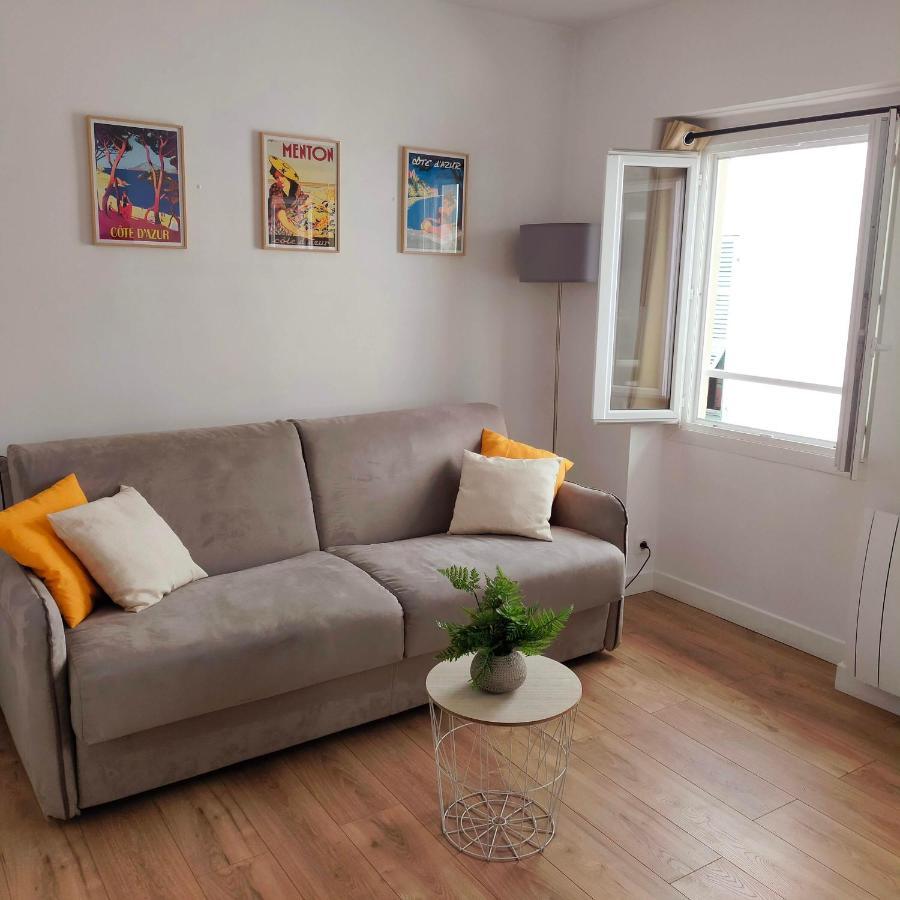 Joli Studio Dans Le Coeur De Menton Exteriör bild