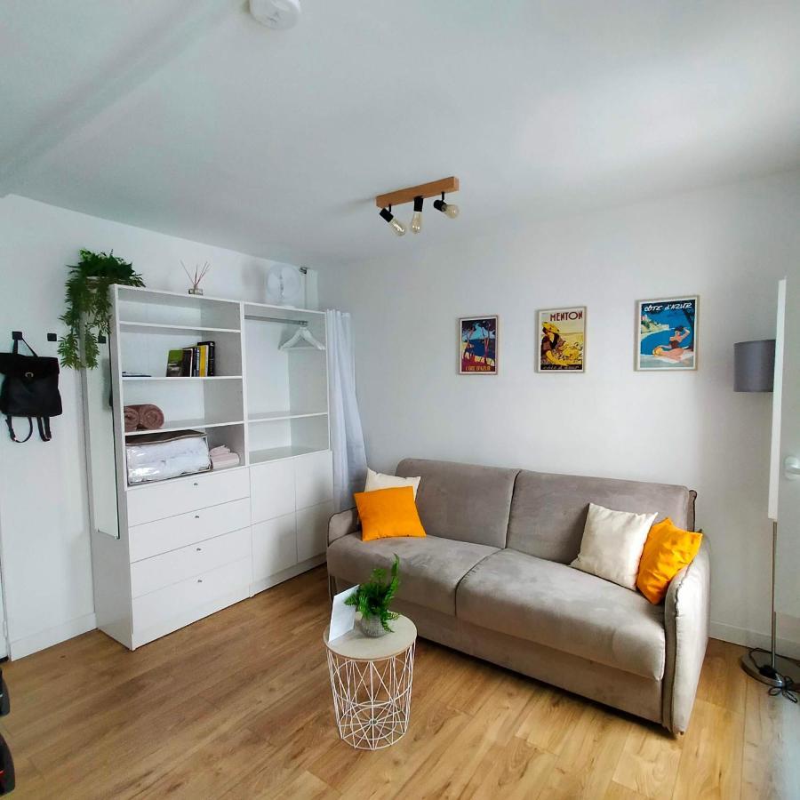 Joli Studio Dans Le Coeur De Menton Exteriör bild