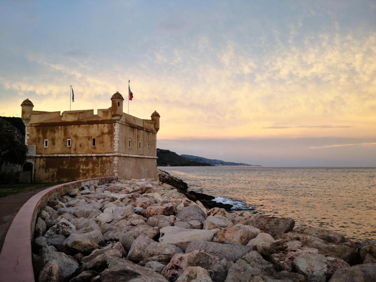 Joli Studio Dans Le Coeur De Menton Exteriör bild